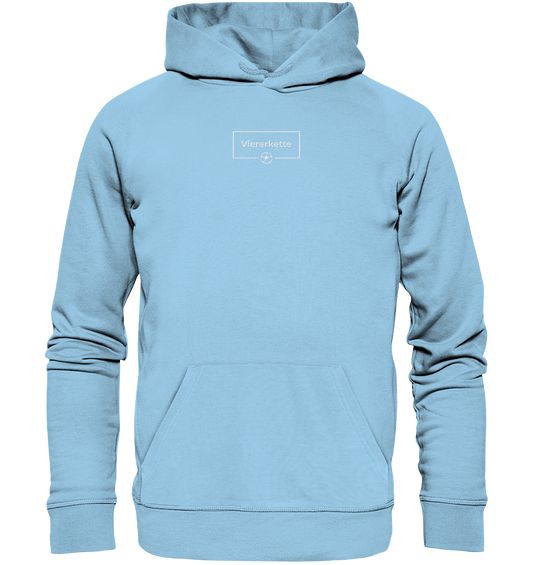 Viererkette Hoodie mit Stick Logo - Organic