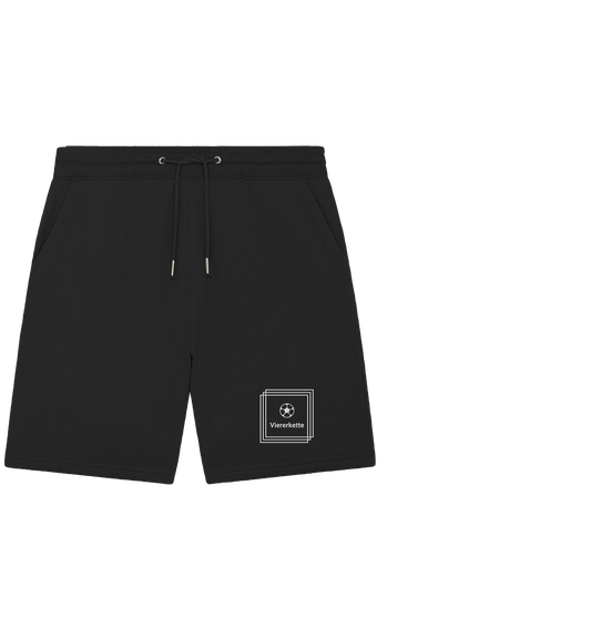 Short mit Viererkette Sticklogo - Organic Jogger Shorts (Stick)